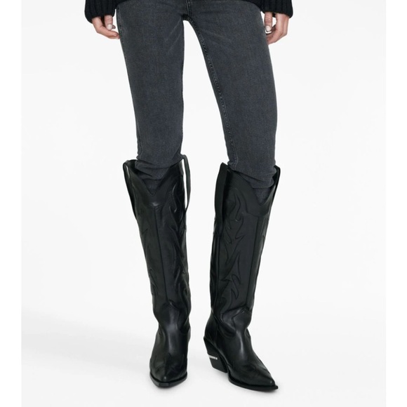 - Anine Bing Tania Western Boots - Picture 3 of 11